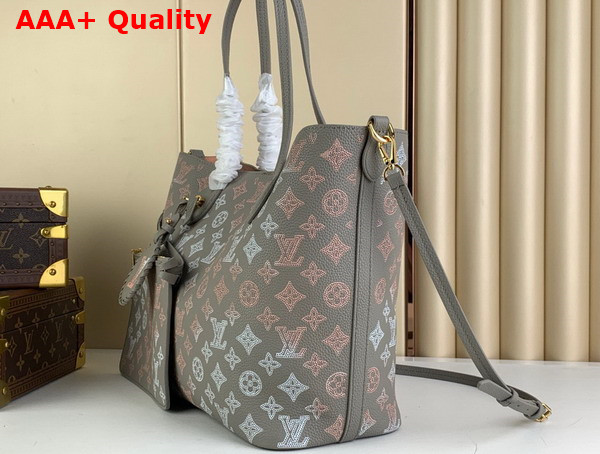 Louis Vuitton Blossom PM Tote in Gray Mahina Perforated Calfskin Leather M23758 Replica