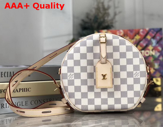 Louis Vuitton Boite Chapeau Souple MM Damier Azur Canvas Replica