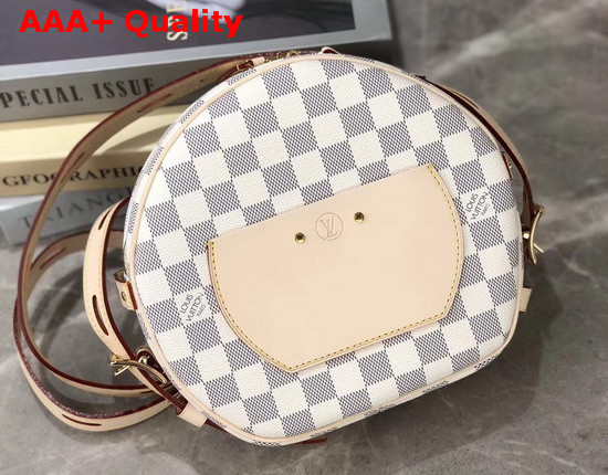 Louis Vuitton Boite Chapeau Souple MM Damier Azur Canvas Replica