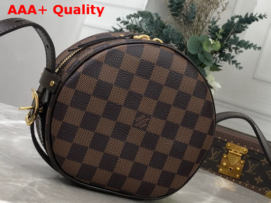 Louis Vuitton Boite Chapeau Souple PM Damier Ebene Canvas Replica