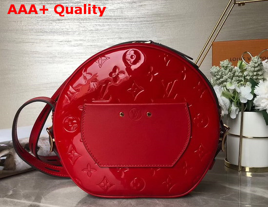 Louis Vuitton Boite Chapeau Souple Rouge Monogram Vernis Leather M54100 Replica