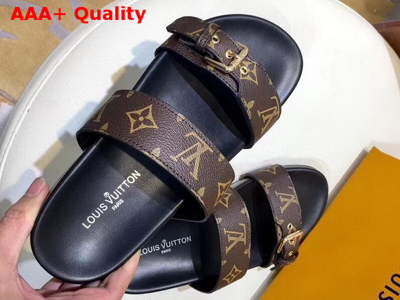 Louis Vuitton Bom Dia Mule Patent Monogram Canvas 1A3R5M Replica