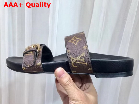 Louis Vuitton Bom Dia Mule Patent Monogram Canvas 1A3R5M Replica