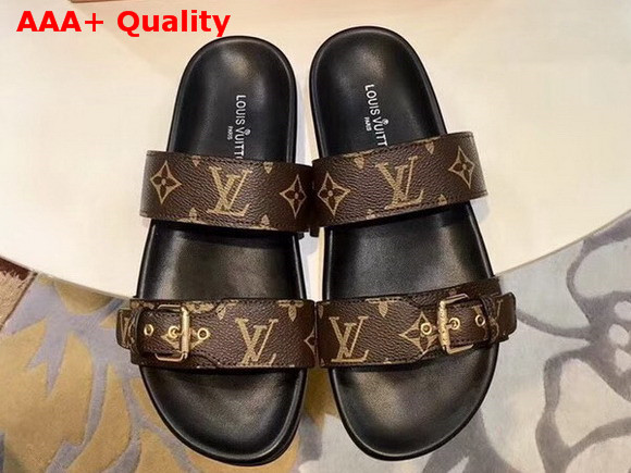 Louis Vuitton Bom Dia Mule Patent Monogram Canvas 1A3R5M Replica