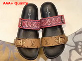 Louis Vuitton Bom Dia Mule Patent Monogram Duo Color Replica