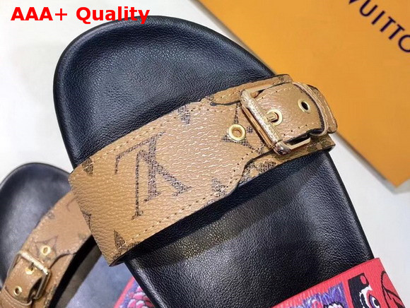 Louis Vuitton Bom Dia Mule Patent Monogram Duo Color Replica