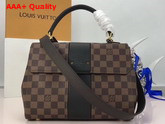 Louis Vuitton Bond Street Damier Ebene and Taurillon Leather Black Replica