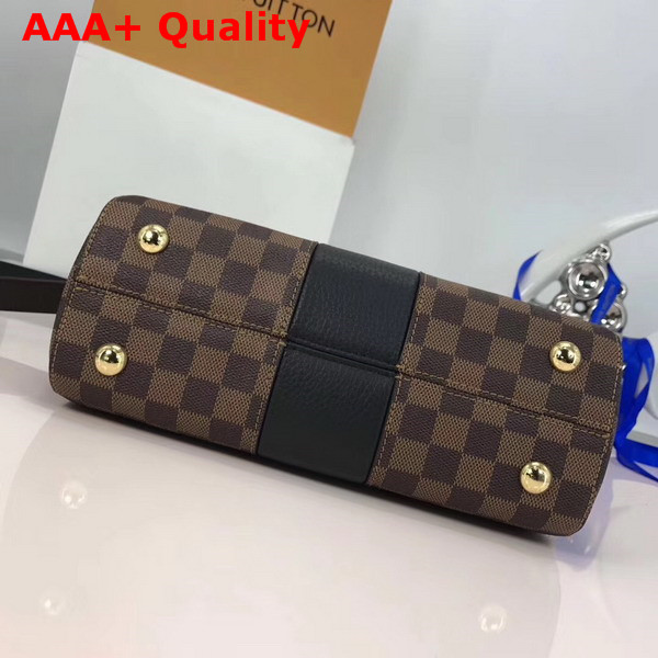 Louis Vuitton Bond Street Damier Ebene and Taurillon Leather Black Replica