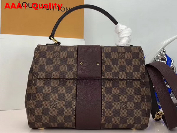 Louis Vuitton Bond Street Damier Ebene and Taurillon Leather Bordeaux N64416 Replica