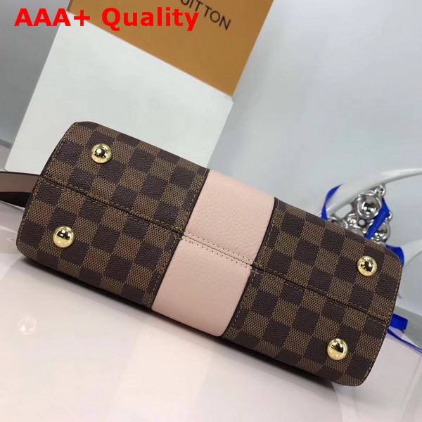 Louis Vuitton Bond Street Damier Ebene and Taurillon Leather Magnolia N64417 Replica