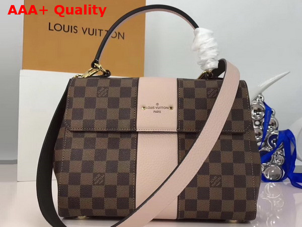 Louis Vuitton Bond Street Damier Ebene and Taurillon Leather Magnolia N64417 Replica