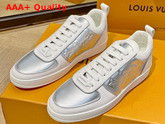 Louis Vuitton Boombox Sneaker Silver Mix of Materials 1A969F Replica