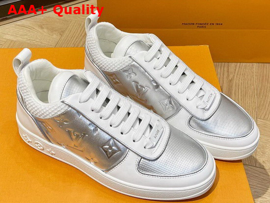 Louis Vuitton Boombox Sneaker Silver Mix of Materials 1A969F Replica