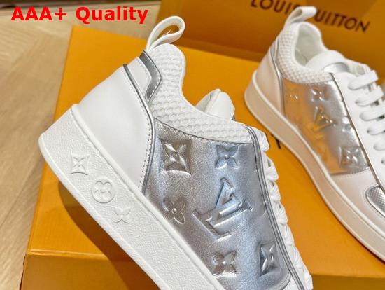 Louis Vuitton Boombox Sneaker Silver Mix of Materials 1A969F Replica