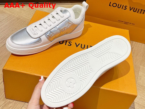 Louis Vuitton Boombox Sneaker Silver Mix of Materials 1A969F Replica