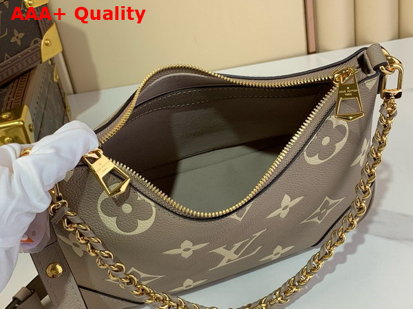 Louis Vuitton Boulogne Bag in Bicolour Monogram Empreinte Leather Dove Gray and Cream M13224 Replica