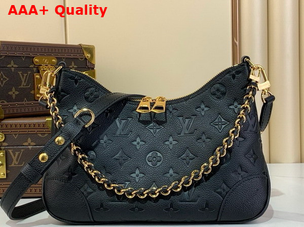 Louis Vuitton Boulogne Bag in Black Monogram Empreinte Leather M12930 Replica