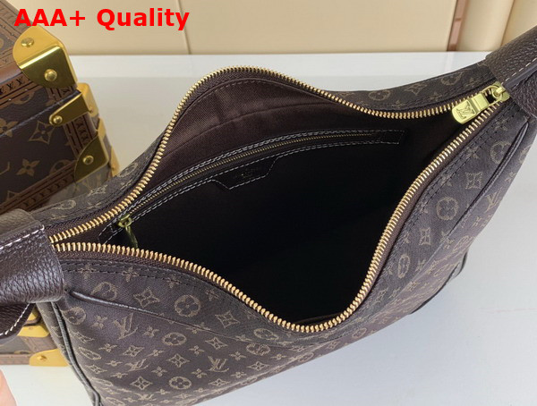 Louis Vuitton Boulogne Handbag in Brown Monogram Jacquard Denim Replica