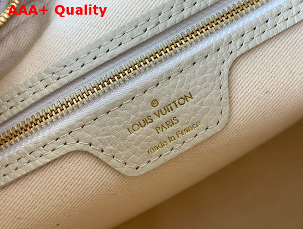 Louis Vuitton Boulogne Handbag in Grey Monogram Jacquard Denim Replica