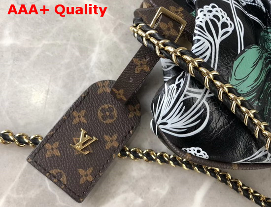 Louis Vuitton Boursicot EW Smooth Calfskin Leather with Belle Epoque Print M56369 Replica