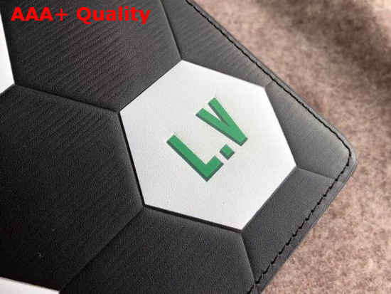 Louis Vuitton Brazza Wallet Black Epi Leather Men LV 2018 FIFA World Cup Edition Replica