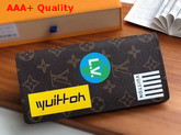 Louis Vuitton Brazza Wallet Monogram Canvas with Printed Stickers M67823 Replica