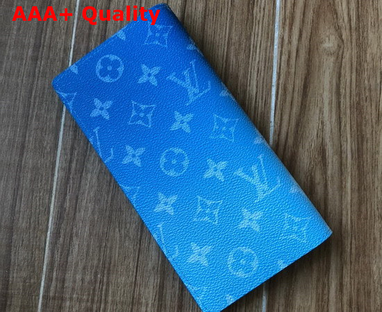 Louis Vuitton Brazza Wallet Monogram Clouds Coated Canvas M69680 Replica