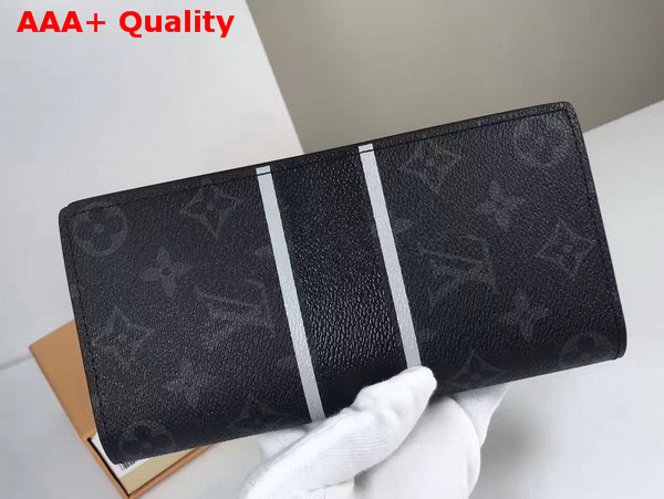 Louis Vuitton Brazza Wallet Monogram Eclipse Flash M64438 Replica