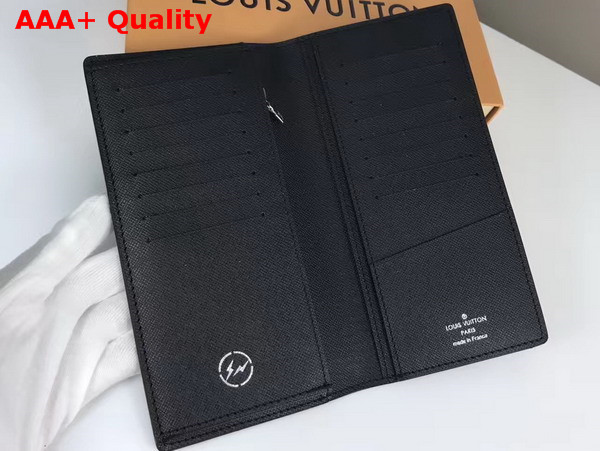 Louis Vuitton Brazza Wallet Monogram Eclipse Flash M64438 Replica