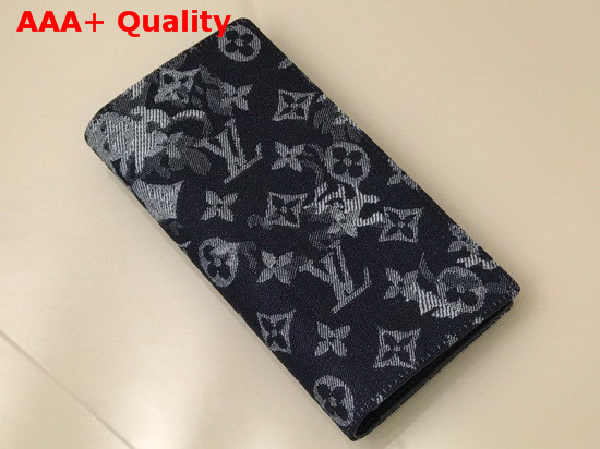 Louis Vuitton Brazza Wallet Monogram Tapestry Coated Canvas M80032 Replica