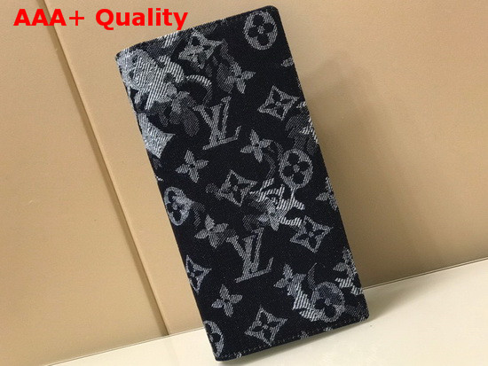 Louis Vuitton Brazza Wallet Monogram Tapestry Coated Canvas M80032 Replica