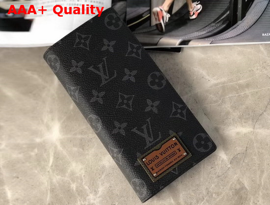 Louis Vuitton Brazza Wallet Safari Khaki M69260 Replica