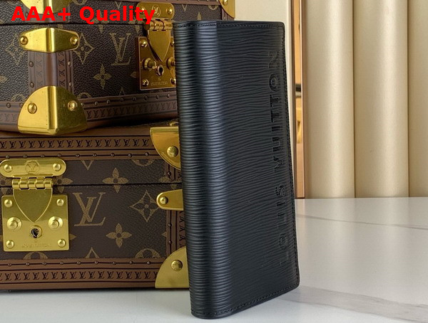 Louis Vuitton Brazza Wallet in Black Epi XL Cowhide Leather Replica