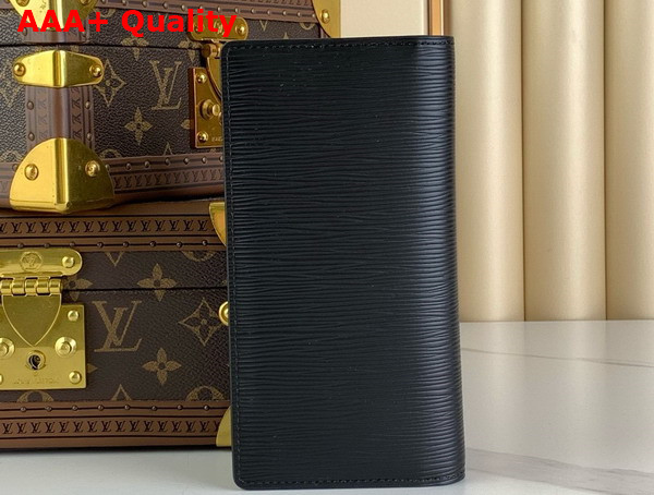 Louis Vuitton Brazza Wallet in Black Epi XL Cowhide Leather Replica