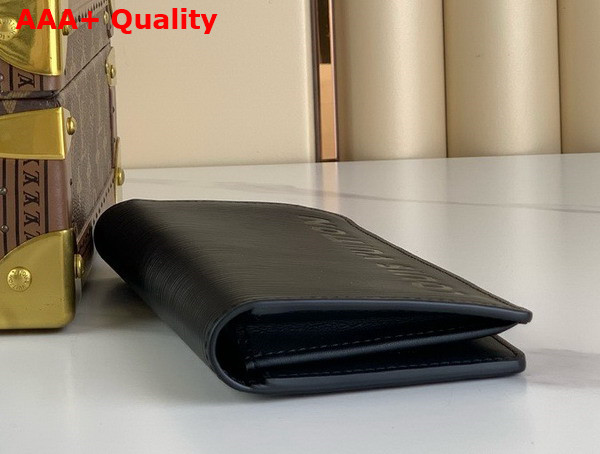 Louis Vuitton Brazza Wallet in Black Epi XL Cowhide Leather Replica