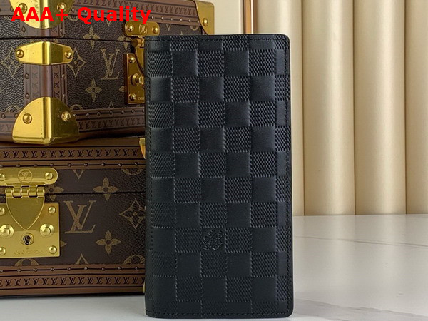 Louis Vuitton Brazza Wallet in Damier Infini Leather N63010 Replica