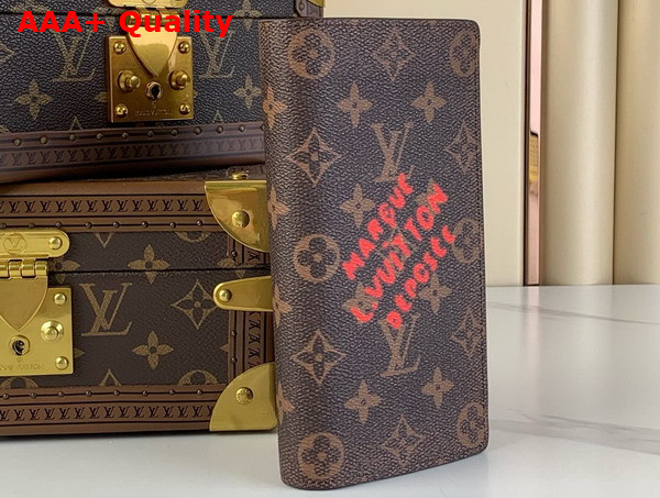 Louis Vuitton Brazza Wallet in Monogram Dust Canvas M11706 Replica