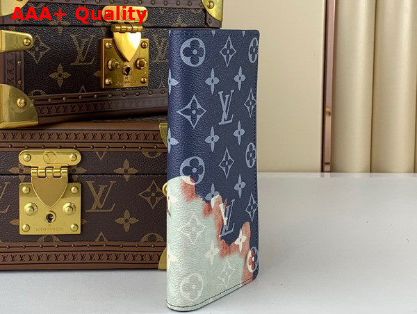 Louis Vuitton Brazza Wallet in Monogram Bleach Coated Canvas Replica