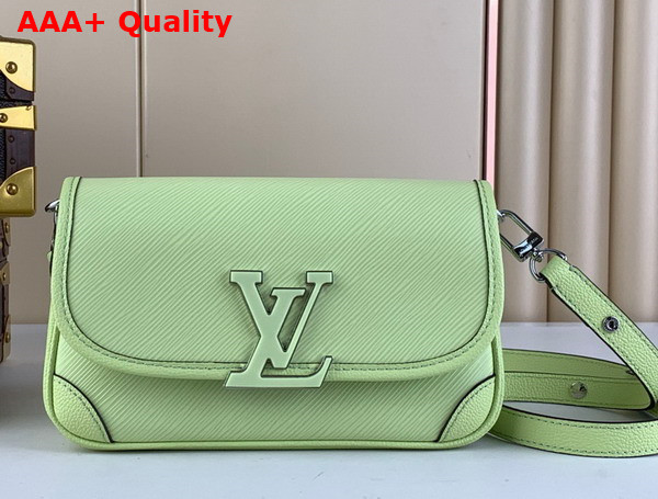 Louis Vuitton Buci Handbag in Green Epi Grained Cowhide Leather M22960 Replica