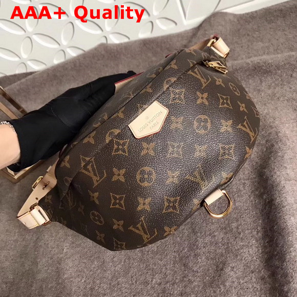 Louis Vuitton Bumbag Monogram Coated Canvas and Natural Cowhide Leather M43644 Replica