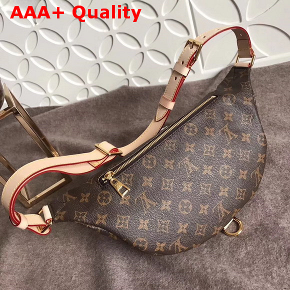 Louis Vuitton Bumbag Monogram Coated Canvas and Natural Cowhide Leather M43644 Replica