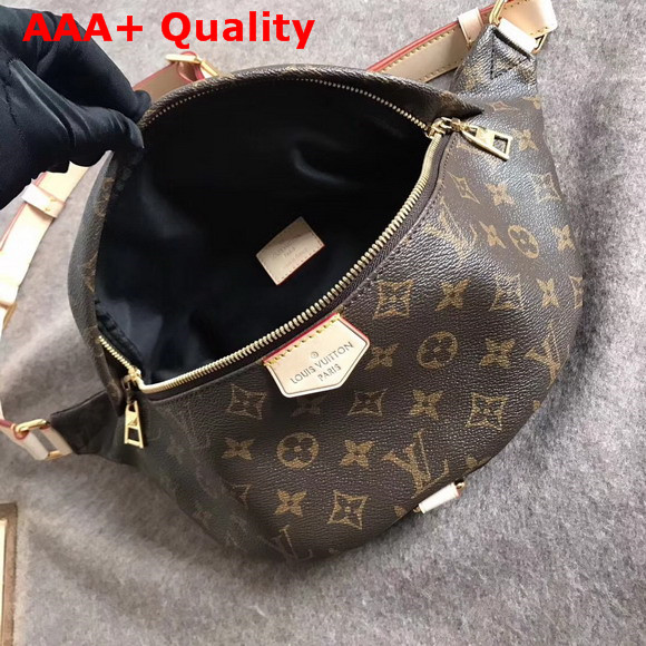 Louis Vuitton Bumbag Monogram Coated Canvas and Natural Cowhide Leather M43644 Replica