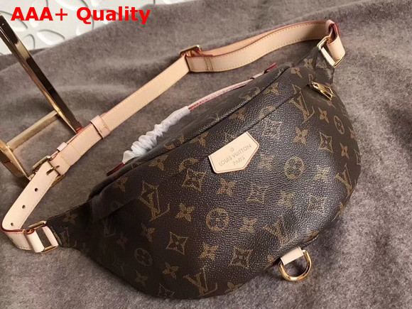 Louis Vuitton Bumbag Monogram Coated Canvas and Natural Cowhide Leather M43644 Replica