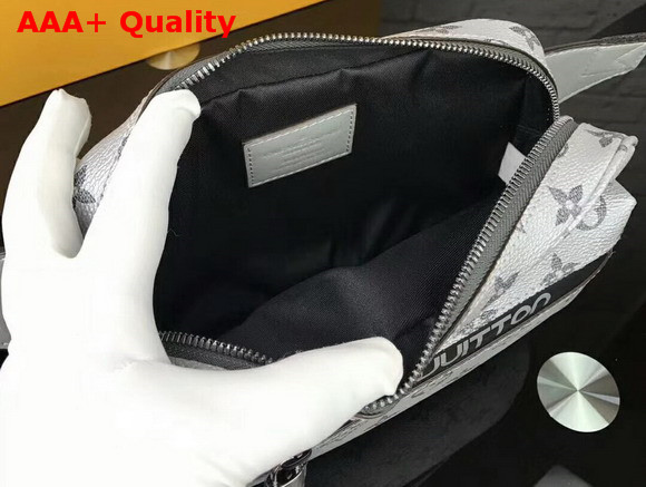 Louis Vuitton Bumbag PM Silver Luminous Monogram Canvas Replica