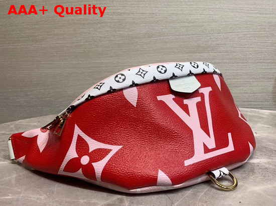 Louis Vuitton Bumbag Red and Pink Monogram Coated Canvas M44575 Replica