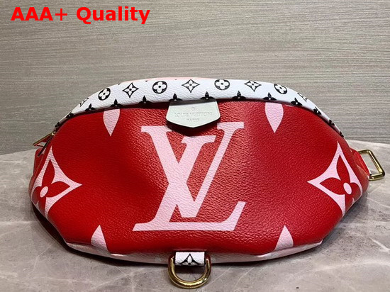 Louis Vuitton Bumbag Red and Pink Monogram Coated Canvas M44575 Replica