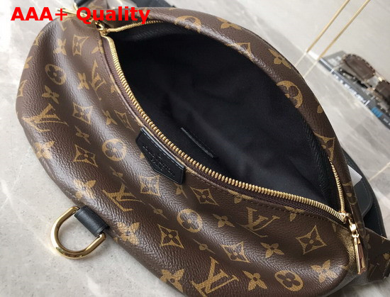 Louis Vuitton Bumbag in Monogram Coated Canvas and Black Cowhide Leather Trim Replica