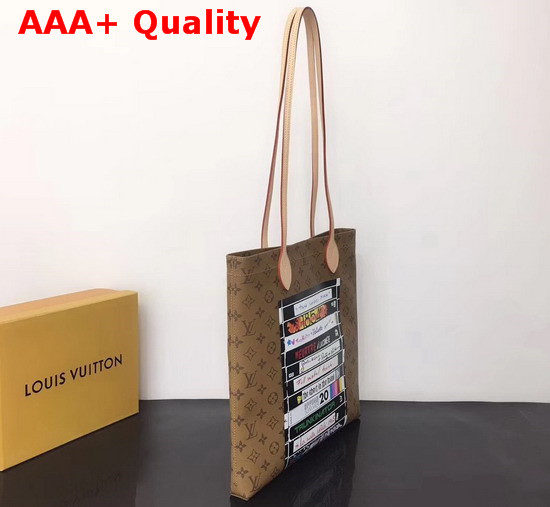 Louis Vuitton Cabas Vertical Monogram Reverse Canvas Replica