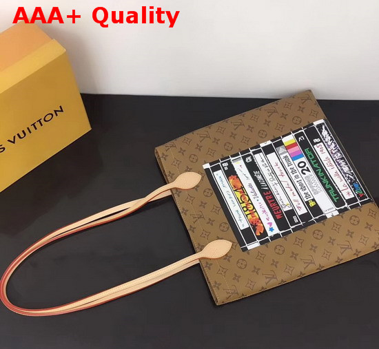 Louis Vuitton Cabas Vertical Monogram Reverse Canvas Replica