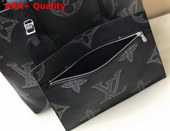 Louis Vuitton Cabas Voyage Taurillon Shadow Leather M57290 Replica